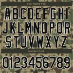 Personalized Black and White Geometric Camo 3D Varsity Letterman Jacket - Full-Snap Bomber Salute To Service Personalized