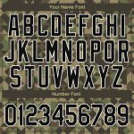 Custom Camo 3D Bomber Jacket with Personalized Name & Number - Black-White Varsity Letterman Style Personalized Camo Black-White