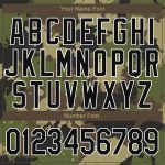 Custom Name and Number Camo Bomber Jacket Black-White Graffiti 3D Varsity Salute To Service Letterman Personalized Camo Black-White