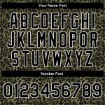 Custom Camo Leopard Print 3D Bomber Jacket with Name & Number - Full-Snap Varsity Salute to Service Design Personalized Camo