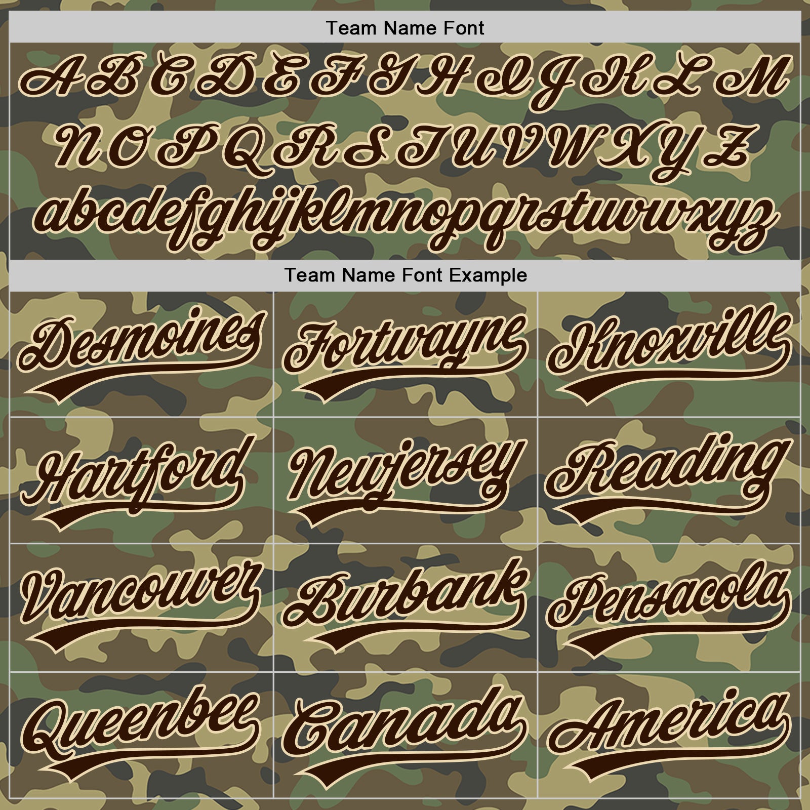 Personalized Camo Brown-Cream Salute To Service Two-Button Unisex Softball Jersey Team Custom Name and Number Custom Name and Number Camo Brown-Cream Salute to Service Softball Jersey Unisex Two-Button Personalized Team Apparel Personalized - Image 4