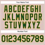 Personalized Camo Baseball Jersey - Green Gold Salute To Service Design Personalized Camo Green-Gold Salute To Service Baseball
