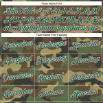 Personalized Camo T-Shirt - Kelly Green Red Performance Salute to Service Personalized Camo Kelly Green-Red Performance Salute