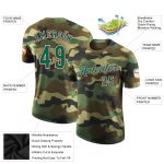 Personalized Camo T-Shirt - Kelly Green Red Performance Salute to Service Personalized Camo Kelly Green-Red Performance Salute