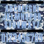 Light Blue Royal Camo Personalized Soccer Jersey - Salute To Service Uniform Personalized Camo Light Blue-Royal Sublimation