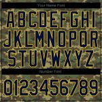 Personalized Navy Gold Camo Baseball Jersey - Authentic Salute To Service Personalized Camo Navy-Gold Authentic Salute To