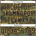 Personalized Navy-Gold Camo T-Shirt, Performance Fabric, Salute To Service Design Personalized Camo Navy-Gold Performance