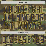 Custom Name and Number Navy-Gold Camo Hockey Jersey | Personalized Salute To Service Team Jersey Personalized Camo Navy-Gold
