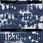 Personalized Navy-Gray Camo Salute to Service T-Shirt with Custom Name and Number Personalized Camo Navy-Gray Performance