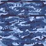 Personalized Navy-Light Blue Camo 3D Bomber Varsity Letterman Jacket - Salute to Service Personalized Camo Navy-Light Blue