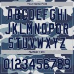 Personalized Camo Golf Polo Shirt | Navy-Light Gray Performance Salute to Service Personalized Camo Navy-Light Gray Performance