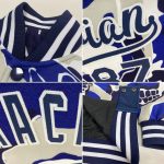 Camo Skull Fashion Jacket for Men - Navy White 3D Bomber Varsity Letterman Salute to Service Full-Snap Personalized Camo
