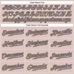 Custom Name Number Salute to Service Baseball Jersey - Personalized Camo Old Gold-Royal Team Jersey Personalized Camo Old