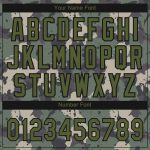 Personalized Camo Jersey - Olive-Black 3D Salute to Service Baseball Jersey Personalized Camo Olive-Black 3D Salute To Service