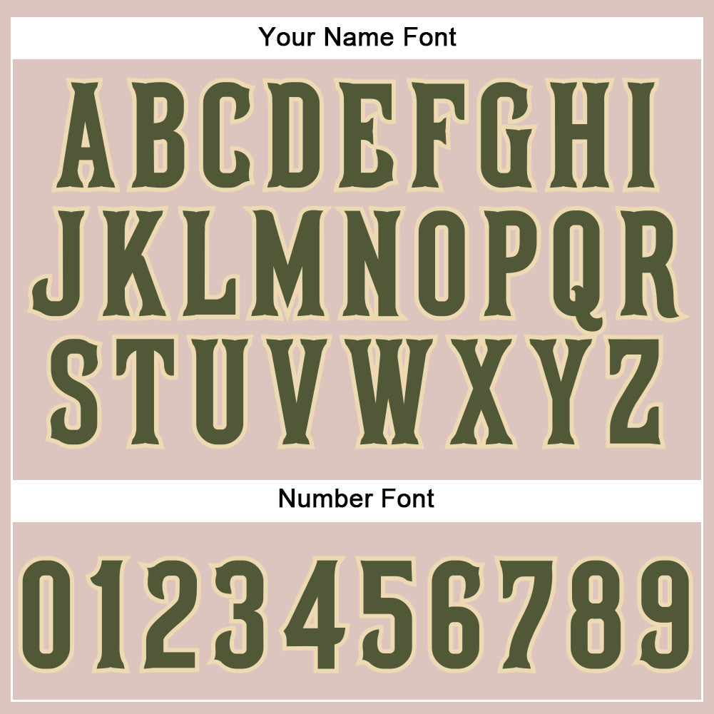 Personalized Camo Olive-Cream Authentic Salute To Service Baseball Jersey Team Custom Name and Number Custom Name and Number Personalized Camo Olive-Cream Baseball Jersey - Authentic Salute to Service Jersey Personalized Camo - Image 4