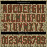 Personalized Camo Baseball Jersey - Olive-Red Salute To Service Design Personalized Camo Olive-Red Salute To Service Baseball