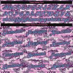 Personalized Camo T-Shirt for Women, Pink & Light Blue Performance Salute to Service Apparel Personalized Camo Pink-Light