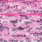 Custom Name Number Soccer Jersey - Personalized Pink White Camo Salute to Service Team Uniform Personalized Camo Pink-White