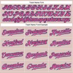 Custom Name and Number Baseball Jersey - Personalized Camo Powder Blue-Pink Authentic Salute to Service Personalized Camo