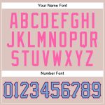 Custom Name and Number Baseball Jersey - Personalized Camo Powder Blue-Pink Authentic Salute to Service Personalized Camo