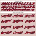 Personalized Camo Red-Navy Baseball Jersey - Authentic Salute to Service Design Personalized Camo Red-Navy Authentic Salute
