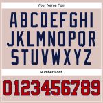 Custom Name and Number Personalized Camo Baseball Jersey - Red-Navy Authentic Salute To Service Team Jersey Personalized