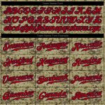 Personalized Camo Baseball Jersey - Red-Navy Salute to Service 4 Personalized Camo Red-Navy Salute To Service Baseball Jersey