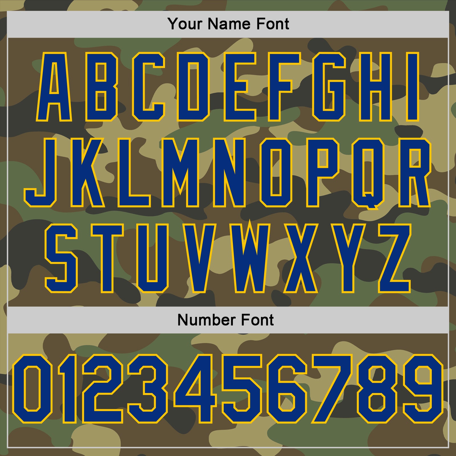 Personalized Camo Royal-Gold Salute To Service Basketball Jersey Personalized Camo Basketball Jersey - Royal Gold Salute to Service Design Personalized Camo Royal-Gold Salute To Service - Image 4
