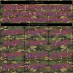 Personalized Camo Baseball Jersey - Royal-Orange Salute To Service 2 Personalized Camo Royal-Orange Salute To Service Baseball