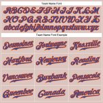 Personalized Camo Royal Orange Baseball Jersey - Salute to Service Design Personalized Camo Royal-Orange Salute To Service