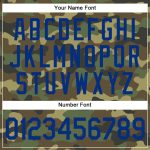 Personalized Camo Royal-Red Salute To Service Jersey for Men, Baseball Jersey 5 Personalized Camo Royal-Red Salute To Service