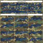 Personalized Camo Royal-Red Salute To Service Jersey for Men, Baseball Jersey 5 Personalized Camo Royal-Red Salute To Service