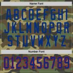 Personalized Camo Hockey Jersey Salute to Service in Royal Red Personalized Camo Royal-Red Salute To Service Hockey Jersey