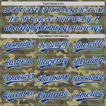 Custom Name and Number Camo Royal-Red Softball Jersey - Personalized Unisex Two-Button Team Apparel Personalized Camo Royal-Red