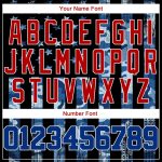 Personalized 3D Salute to Service American Flag Camo Baseball Jersey Red-White Personalized Camo Royal Red-White 3D Salute