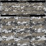 Personalized Camo Baseball Jersey in Steel Gray-Cream - Salute to Service Design Personalized Camo Steel Gray-Cream Salute