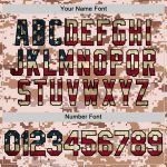Personalized Camo Vintage USA Flag Two-Button Unisex Softball Jersey Custom Name and Number Salute to Service Personalized