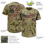 Personalized Camo USA Flag Softball Jersey - Black Salute to Service Unisex Vintage Two-Button Design Personalized Camo Vintage