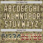 Custom Name and Number Vintage Camo USA Flag Baseball Jersey - Authentic Salute to Service Lightweight Team Gear Personalized