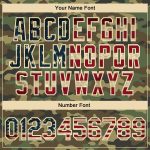Custom Name Number Vintage Camo USA Flag Golf Polo Shirt Performance Salute to Service Team Apparel Personalized Camo Vintage
