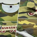 Custom Name & Number USA Flag Camo T-Shirt - Vintage Performance Salute to Service Cream Team Tee Personalized Camo Vintage