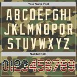 Custom Name and Number Vintage USA Flag Camo Basketball Jersey - Authentic Salute to Service Team Gear Personalized Camo