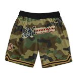 Personalized Camo Vintage USA Flag Basketball Shorts - Cream Salute To Service Personalized Camo Vintage USA Flag-Cream Salute