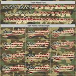 Personalized Camouflage USA Flag Softball Jersey - Vintage Cream Salute To Service Two-Button Unisex Design Personalized