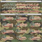 Custom Name and Number Vintage Camo USA Flag Hockey Jersey - Red Salute To Service Personalized Camo Vintage USA Flag-Red