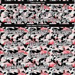 Custom Name & Number Camo Varsity Jacket with 3D Flamingo Pattern - Full-Snap Bomber Salute to Service Style Personalized