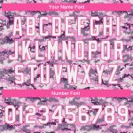 Custom Name and Number Varsity Jacket - Personalized Camo White-Pink 3D Bomber Full-Snap Salute To Service Personalized Camo