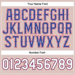 Custom Name and Number Personalized Camo Baseball Jersey - White-Royal Authentic Salute to Service Team Jersey Personalized