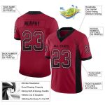 Personalized Black-White Cardinal Drift Fashion Football Jersey - Customizable Sportswear Personalized Cardinal Black-White