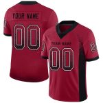 Personalized Black-White Cardinal Drift Fashion Football Jersey - Customizable Sportswear Personalized Cardinal Black-White